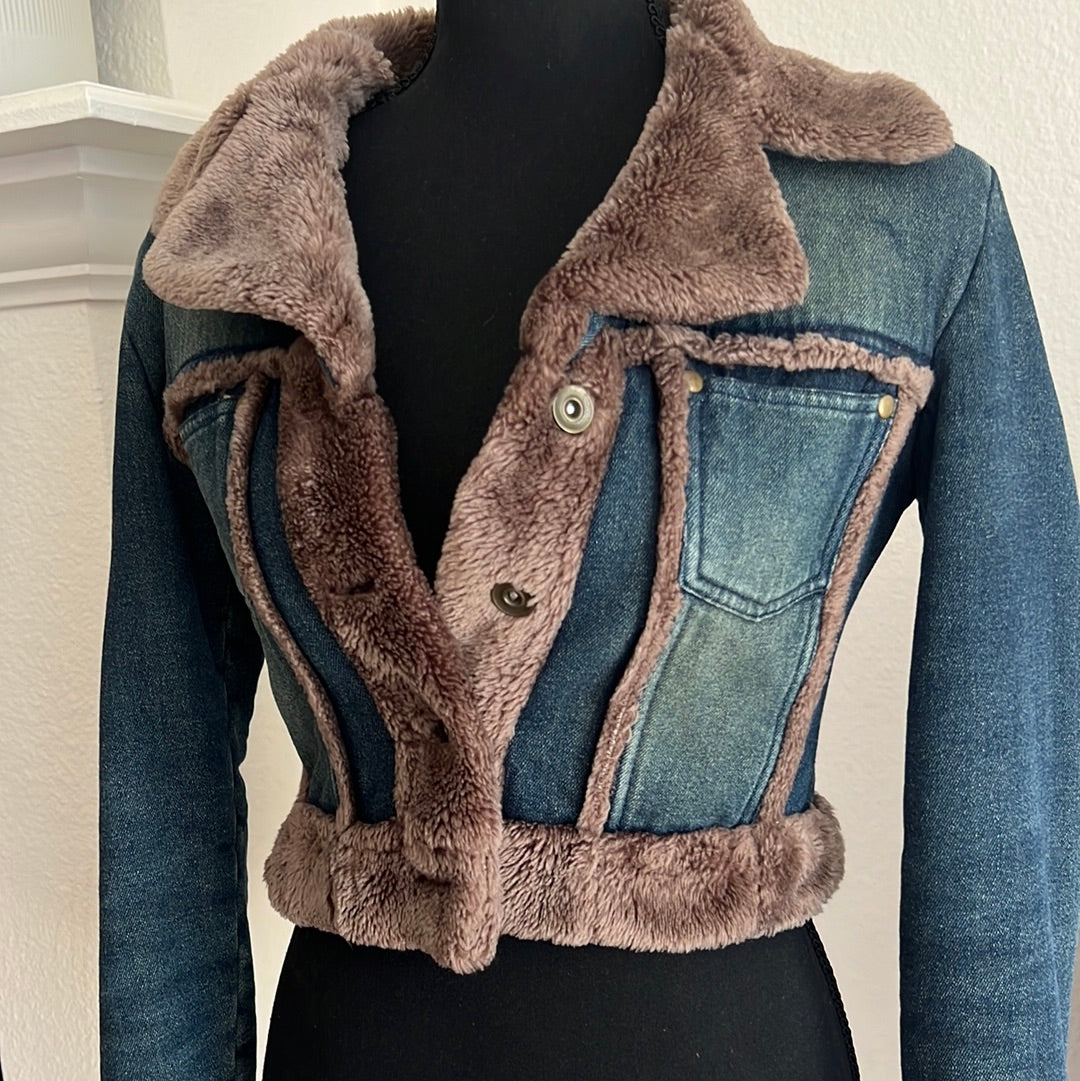 Vintage Cropped BeBe Jacket